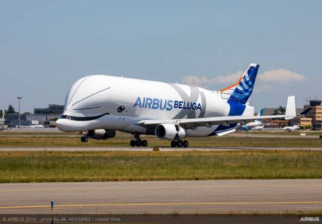 ناقلة الطائرات الأولى BelugaXL تستأنف رحلتها التجريبية