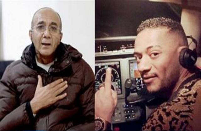 محمد رمضان والطيار أشرف أبواليسر