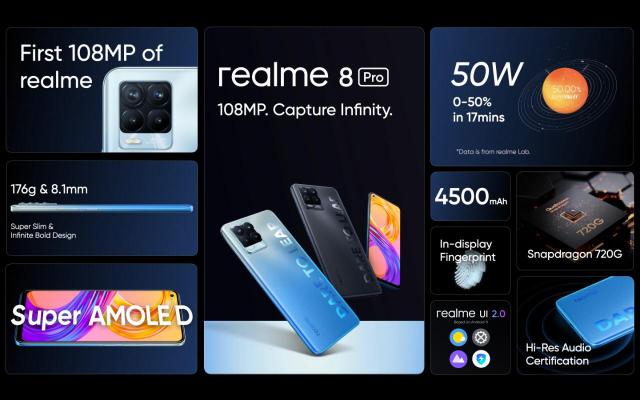 رسميا .. realme تطلق سلسلة realme 8 بكاميرا نقية 108MP فائقة التطور والأداء الرائد