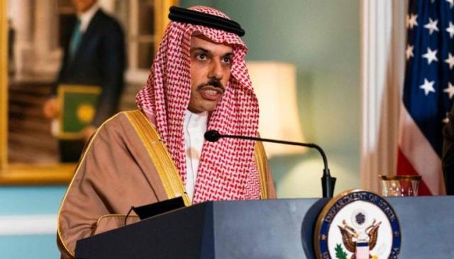 وزير الخارجية السعودي الأمير فيصل بن فرحان