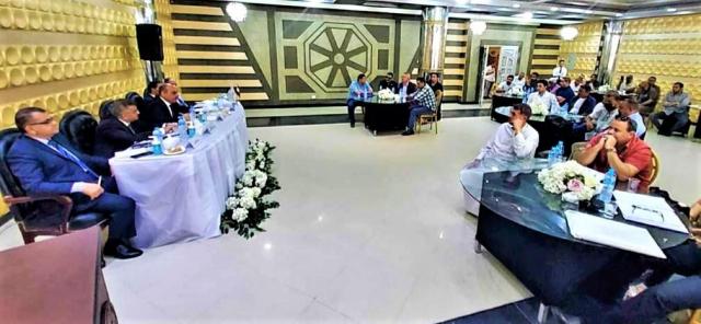 اجتماع موسع مع مستثمرى المناطق الصناعية بجنوب بورسعيد ومنطقة الرسوة الصناعية