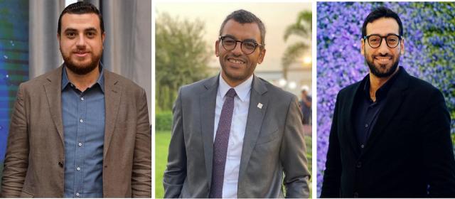 باسم الشربينى و أحمد عبدالعزيز و محمود القاضى