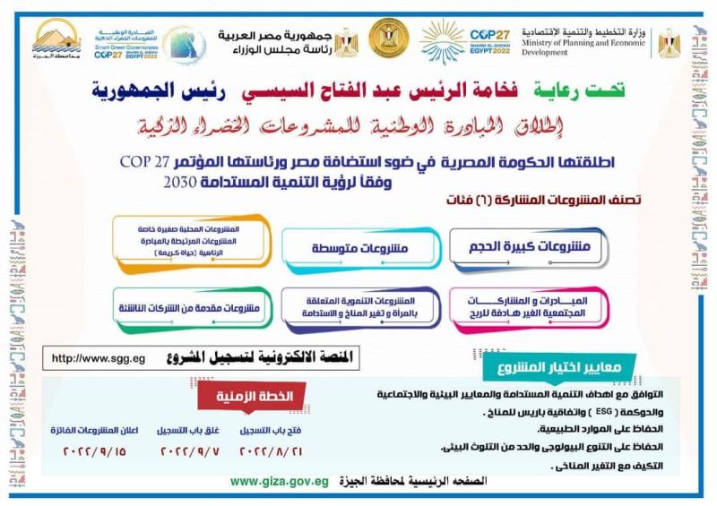 المبادرة الوطنية للمشروعات الخضراء الذكية