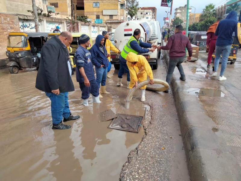 رفع مياه الأمطار