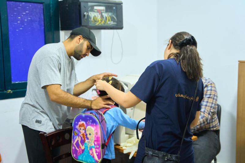 حملة مساهمات مجتمعية"بنبني مع بعض "