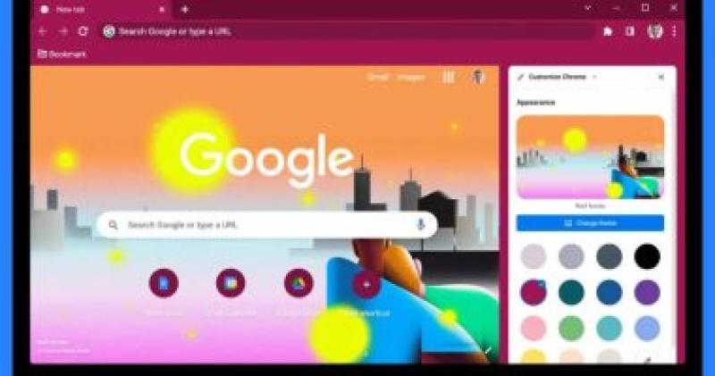 تحديث جديد من جوجل كروم يسمح بتغير الألوان .. جربه الآن