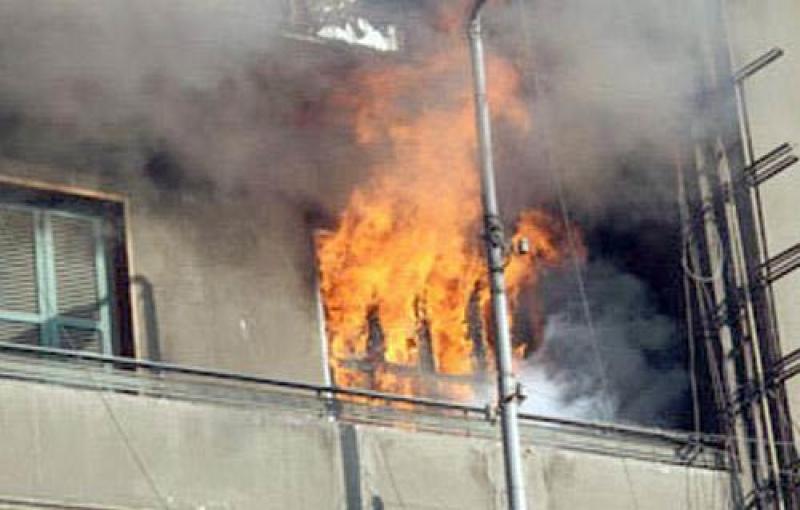 حريق في مصنع شحن السيارات بالفيوم يصفر عنه إصابة شخصين