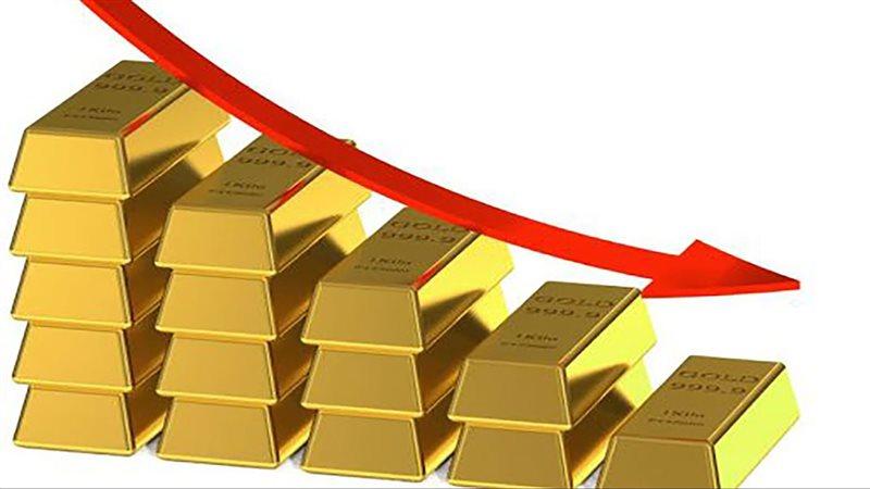 تراجع أسعار العقود الآجلة  للذهب مع ارتفاع الدولار الأمريكي