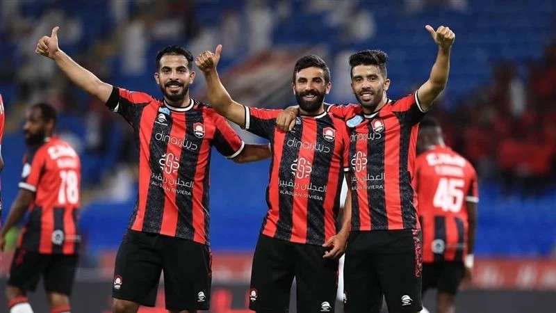 فريق الرائد يفوز على الوحدة في الدوري السعودي للمحترفين