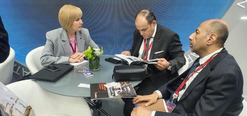 وزيرالصناعة يلتقي وزير الاقتصاد بمقاطعة روستوف الروسية