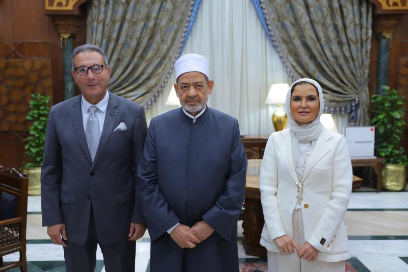 فضيلة الإمام الأكبر يشهد توقيع بروتوكول تعاون بين بنك مصر وبيت الزكاة والصدقات لتقديم خدمات الدفع الإلكتروني