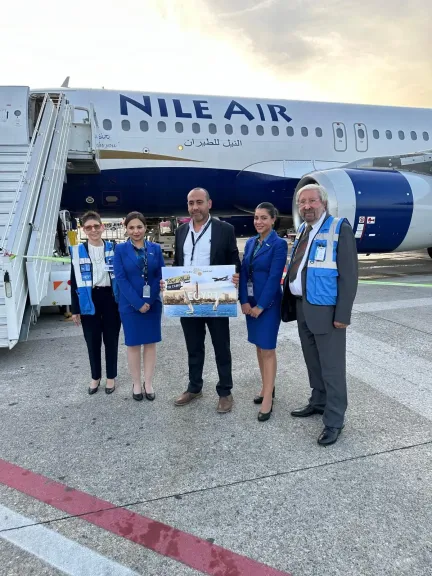 النيل للطيران  ” تتوسع في شبكة خطوطها الجوية.. وتسيِّر خطاً جديداً بين القاهرة وميلانو بإيطاليا