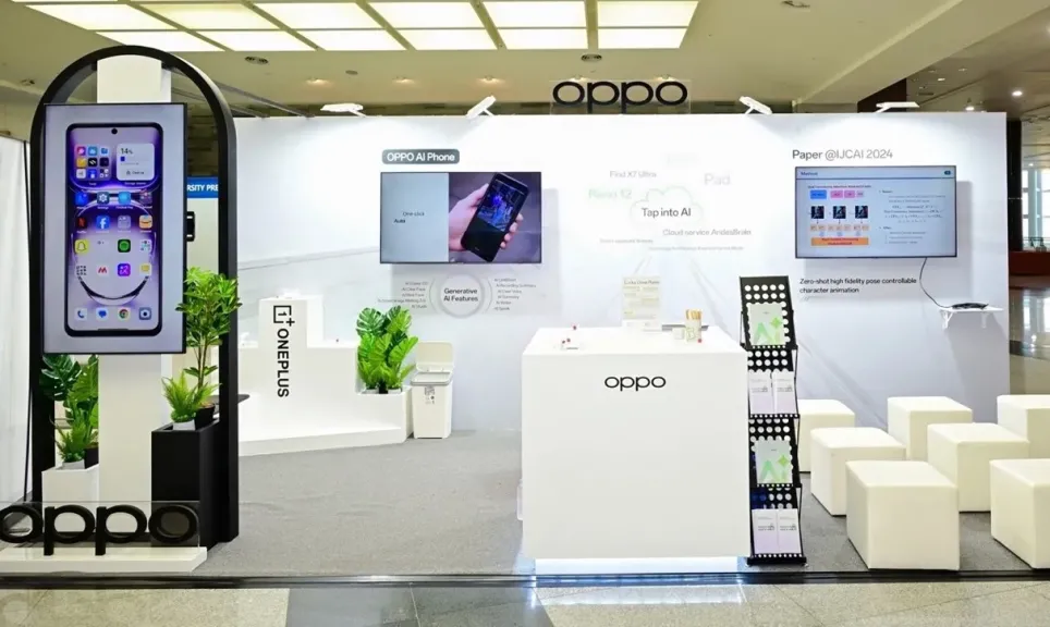 OPPO تعرض ابتكاراتها المُتطورة بمجال الذكاء الاصطناعي في المؤتمر الدولي المشترك للذكاء الاصطناعي 2024 