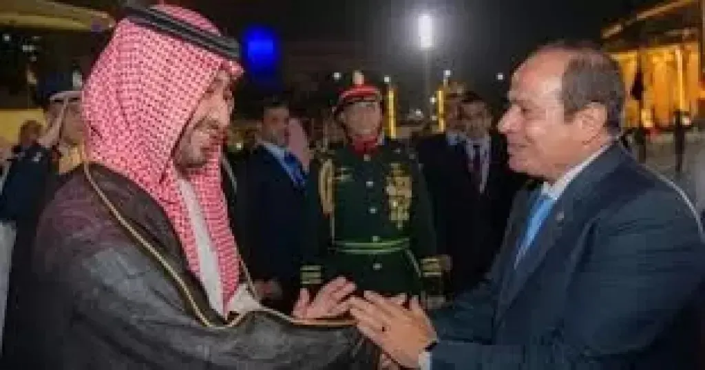 الرئيس السيسي و ولي العهد السعودي 