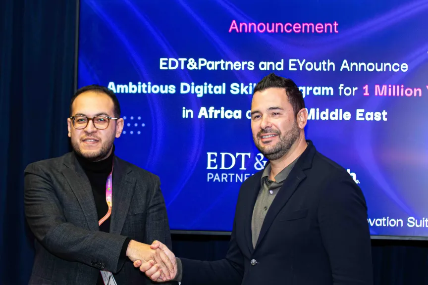 EDTamp;Partners العالمية تبرم شراكة مع Eyouth المصرية الناشئة لتطوير المهارات الرقمية لمليون شاب في إفريقيا والشرق الأوسط باستثمارات 6 ملايين دولار