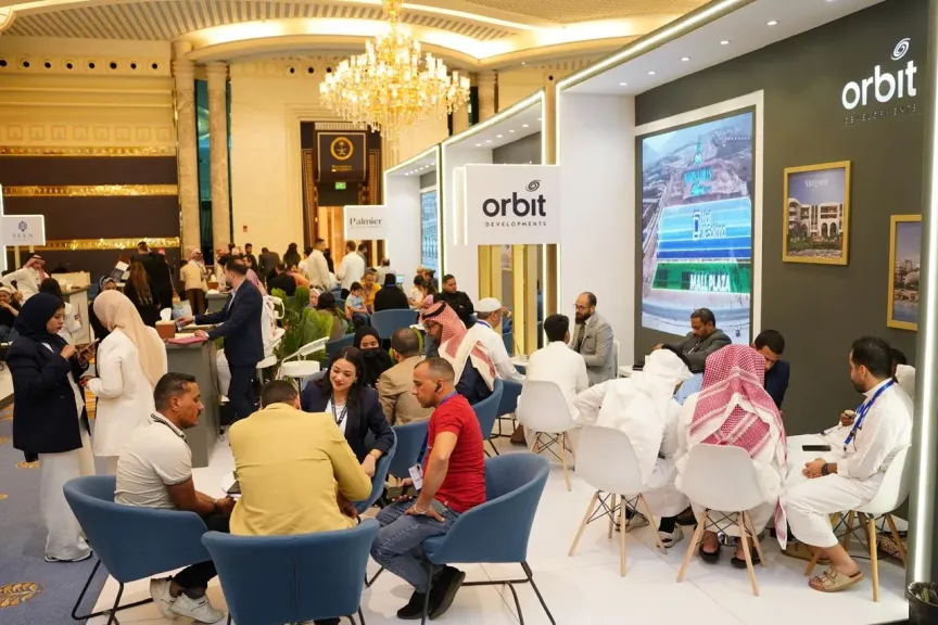 إقبال كبير على جناحي شركة Orbit Developments بالمعارض العقارية بالسعودية