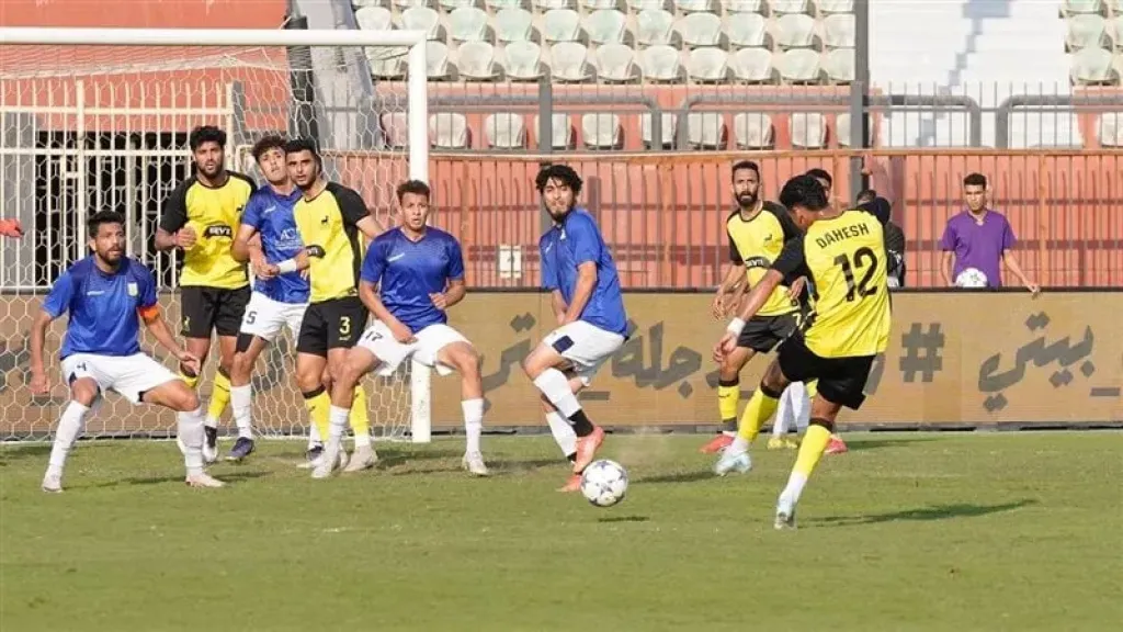 فريق وادي دجلة يفوز على ابو قير للأسمدة في دوري المحترفين