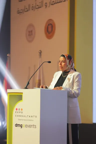 ماهيتاب عمر: مؤتمر الصادرات المصرية منصة لتعزيز الشراكة بين الدولة والقطاع الخاص