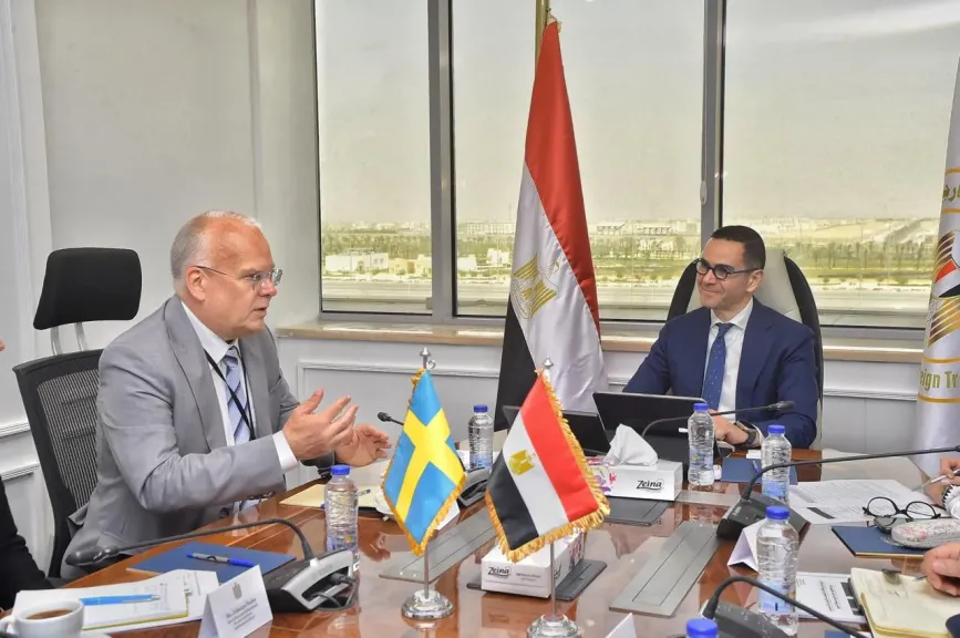 وزير الاستثمار يبحث مع السفير السويدي بالقاهرة سبل تعزيز العلاقات الاقتصادية