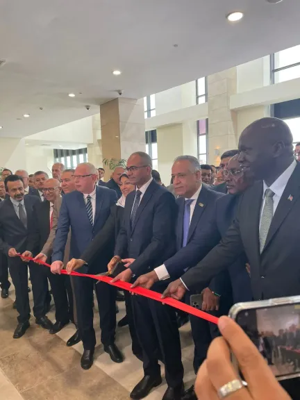 بالصور | نائب وزير الإسكان يفتتح معرض وتريكس التاسع لمعالجة وتنقية المياه اليوم