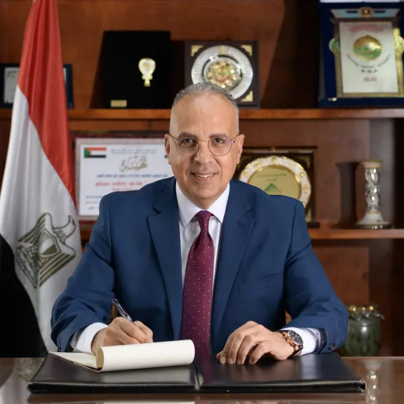 سويلم يتابع موقف الأنشطة التدريبية الإقليمية بالمركز الإفريقي للمياه