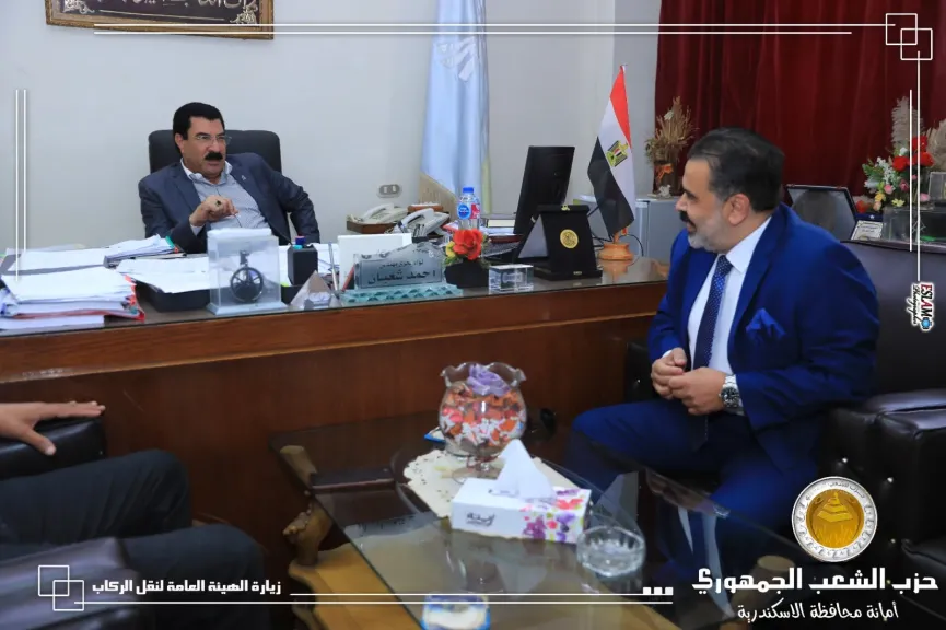 النائب مجدي الوليلي يبحث مع رئيس الهيئة العامة لنقل الركاب سبل تطوير الهيئة