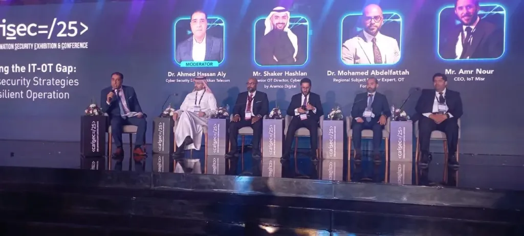 خبراء التكنولوجيا في  CAISEC’25    يحذرون ويقترحون حلولًا لدمج IT وOT وتعزيز الأمن السيبراني