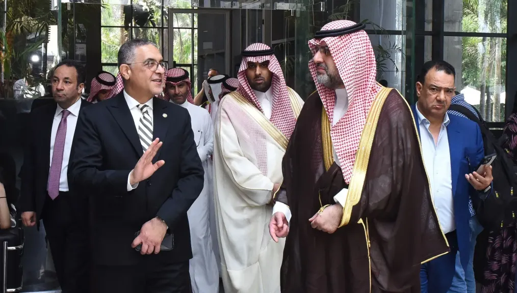 حسام هيبه مع الوفد السعودي