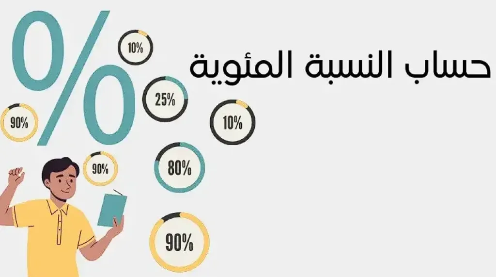 احتساب النسبة المئوية