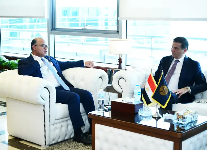اجتماع بين وزير الزراعة ورئيس الرقابة المالية لتفعيل صندوق التكافل الزراعي