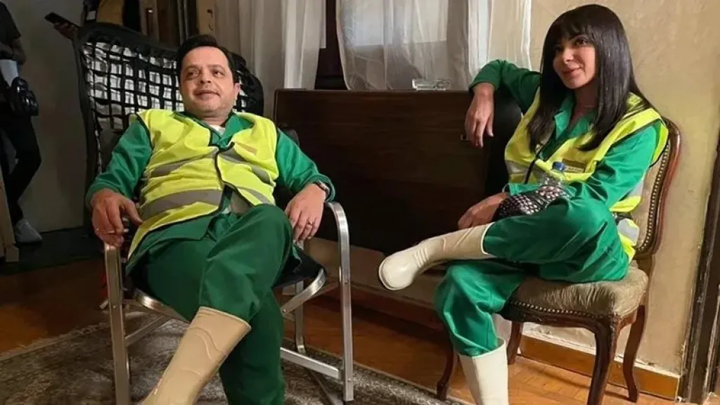 منى زكي و محمد هنيدي