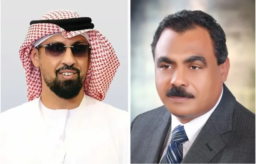 فريد شلبي والشيخ سلطان بن خليفة
