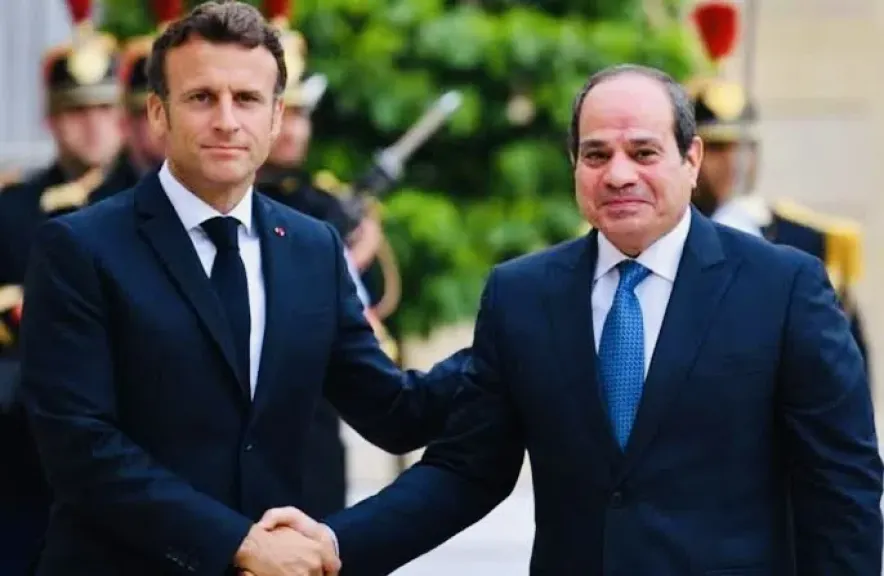 الرئيس السيسي-الرئيس ماكرون
