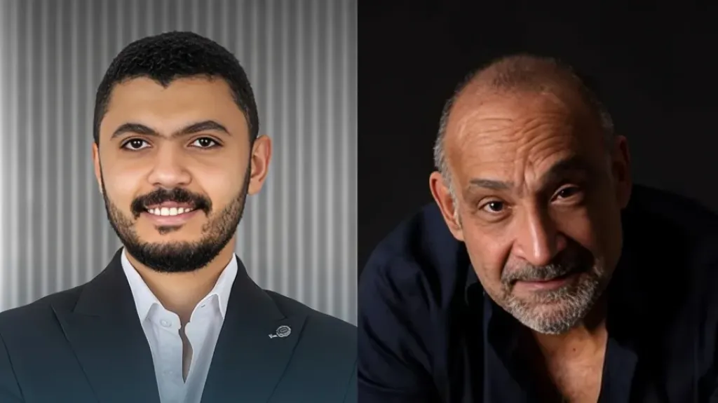 المهندس عمر أبو الجود رئيس شركة نايلستون والمهندس رائف فهمي