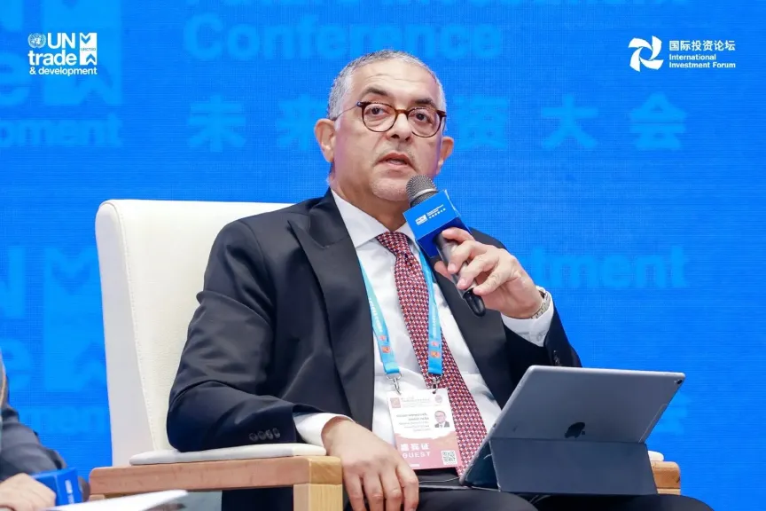 حسام هيبة خلال المؤتمر