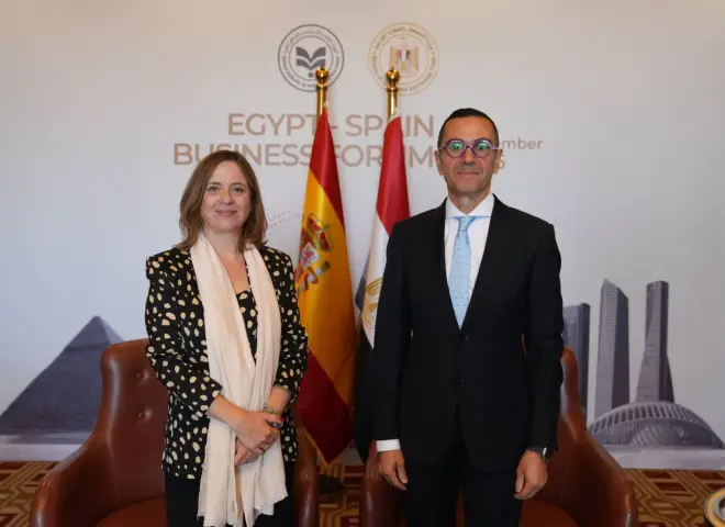 تفاصيل لقاء وزير الاستثمار مع وزيرة التجارة الإسبانية
