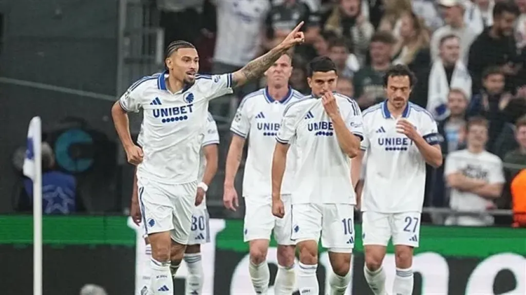 تعادل إف سي كوبنهاجن و بايرليفركوزن الألماني في دوري أبطال أوروبا
