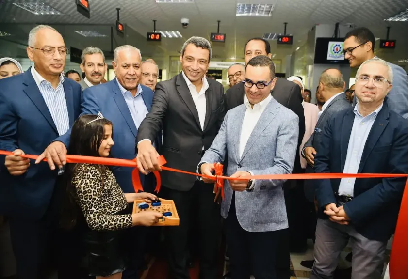 وزير الاستثمار خلال الافتتاح