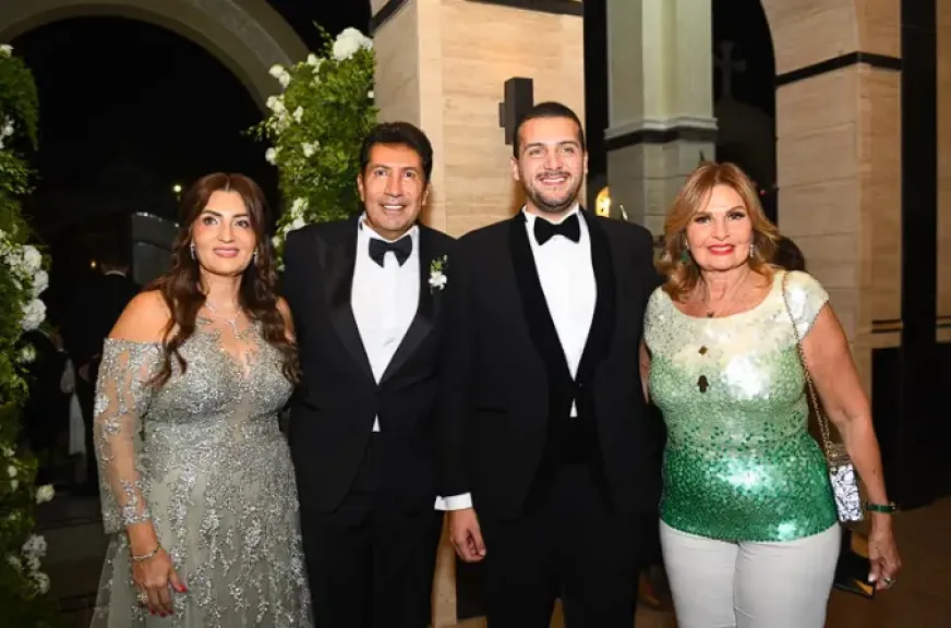 هاني رمزي في حفل زفاف نجلة