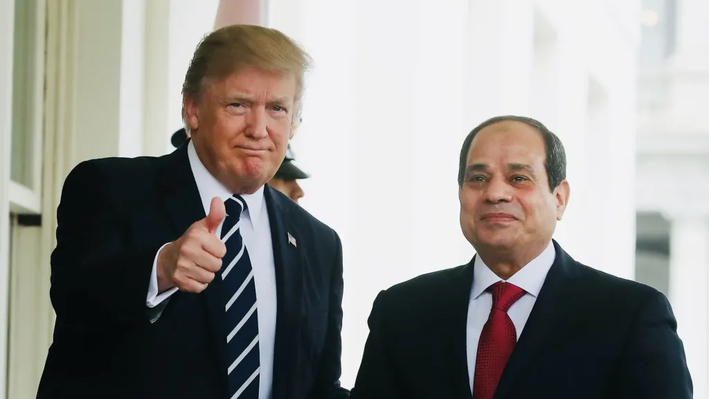 الرئيس السيسي-الرئيس ترامب