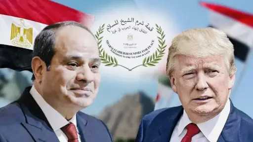 وصول الرئيس الأمريكي دونالد ترامب إلى شرم الشيخ لحضور قمة السلام