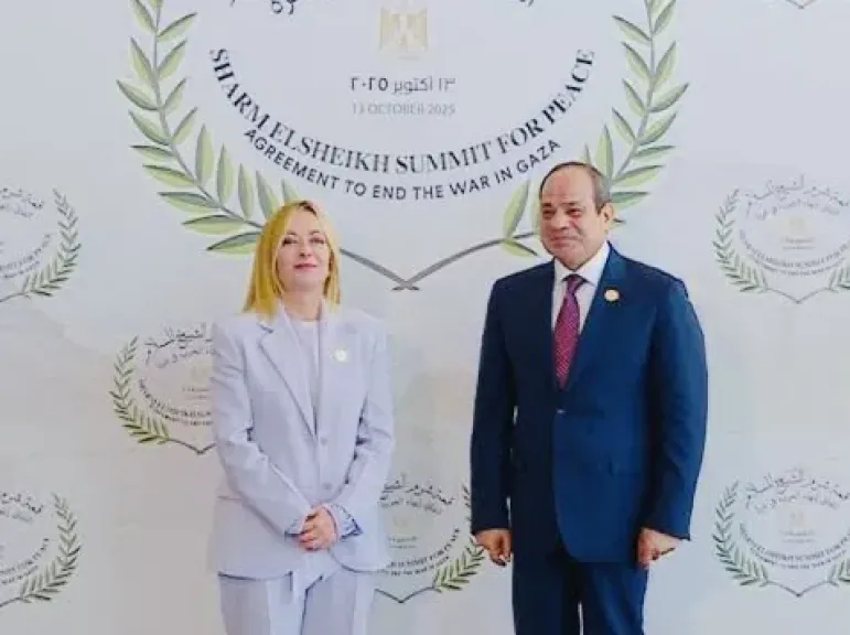 الرئيس السيسي- جورجيا ميلوني