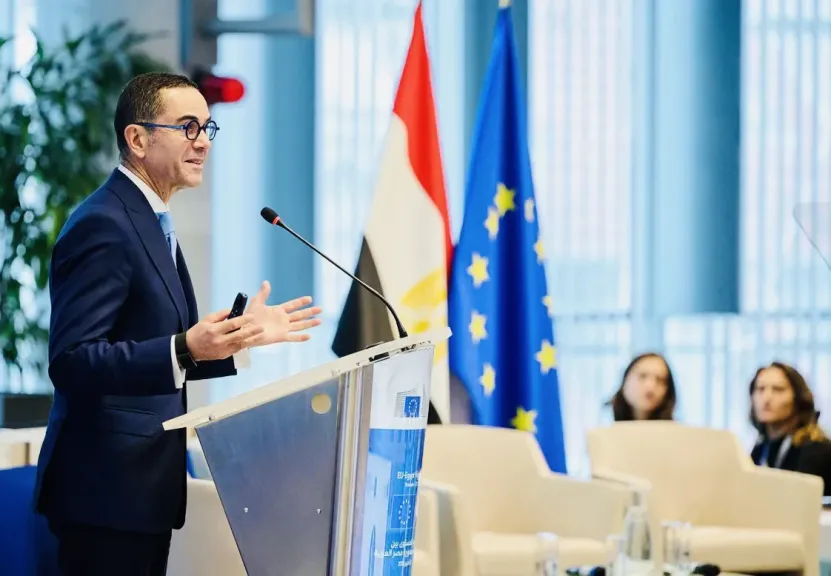 وزير الاستثمار خلال القمة