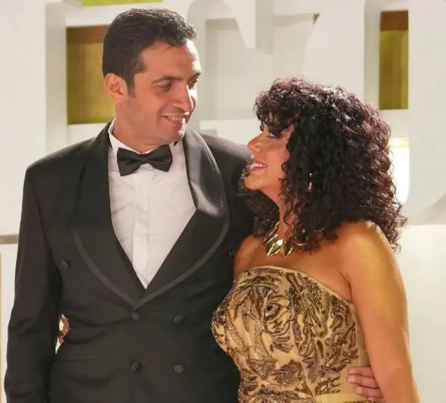 رانيا يوسف وزوجها أحمد جمال