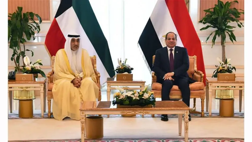 الرئيس السيسي-الشيخ أحمد عبد الله الصباح