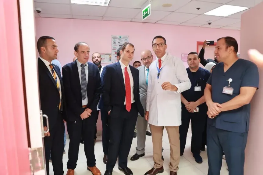 جانب من الزيارة