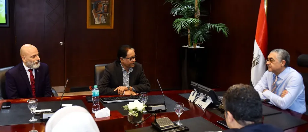 حسام هيبة خلال اللقاء