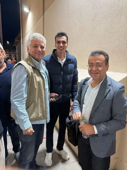 المرشح أمير أبو الفتوح يواصل اللقاءات الناجحة مع أعضاء الجمعية العمومية بنادى سموحة