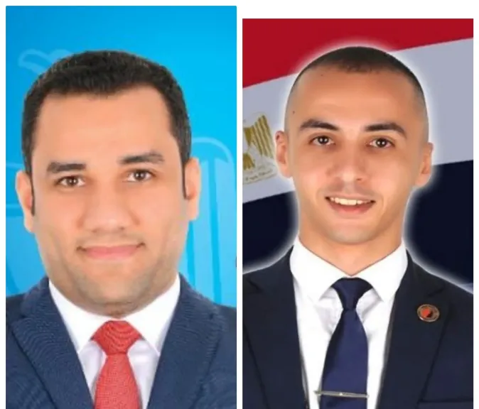 النائب د.احمد على والمرشح الشاب عبدالله خالد مصطفى 