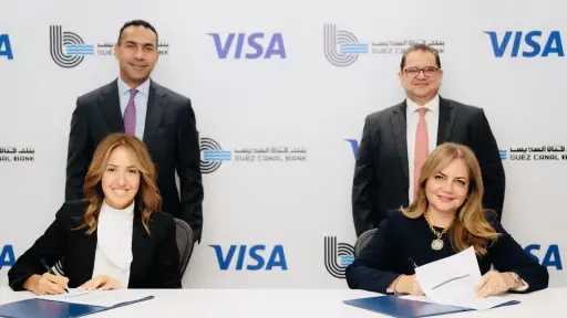 بنك قناة السويس يوقع شراكة استراتيجية مع فيزا لدعم التحول الرقمي وتطوير حلول دفع مبتكرة